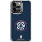 NBA Los Angeles Clippers Distressed Blue iPhone 14 Pro Clear Case